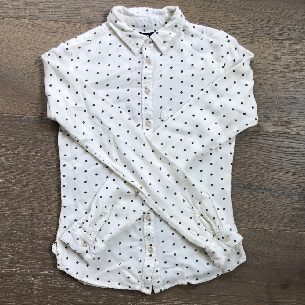Sweet little polka dot blouse